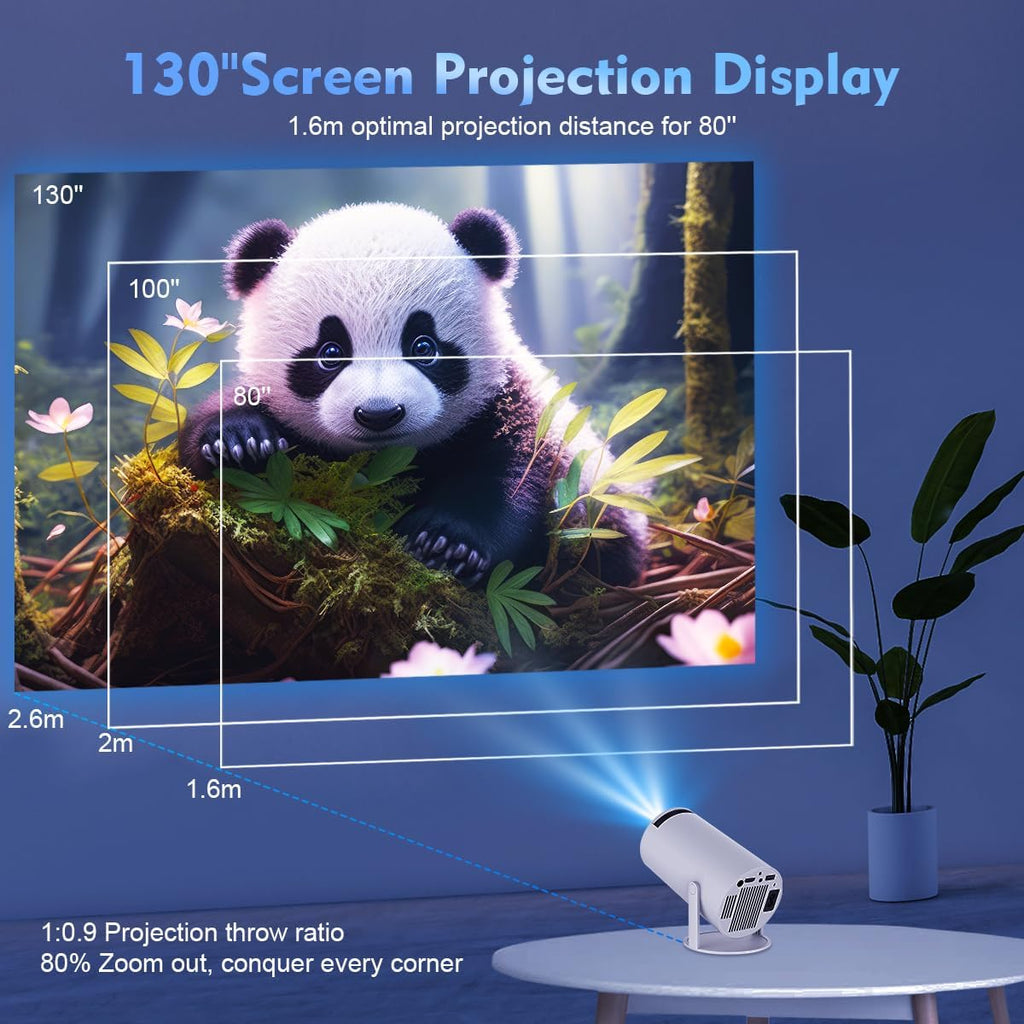 LumaPulse Mini 4K Portable Projector For Home Theater