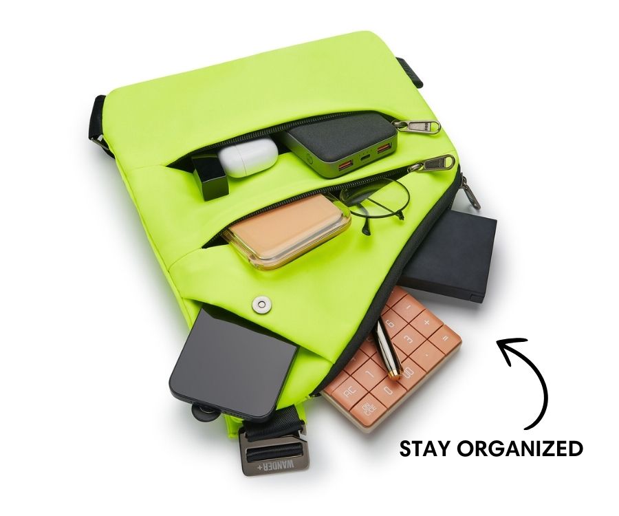 Anti-Theft Travel Bag — Concealed Zipper Design & Secure Front Pockets