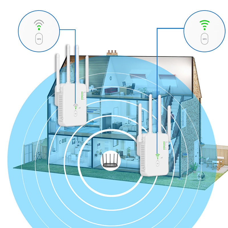 Verbeterde wifi-signaalversterker - hogere snelheden, minder verbroken verbindingen