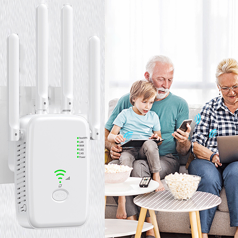 Verbeterde wifi-signaalversterker - hogere snelheden, minder verbroken verbindingen