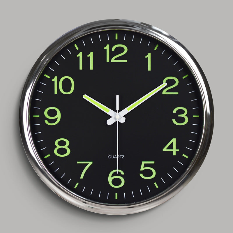 Zentime Silent Classroom Wall Clock — LED Light Display