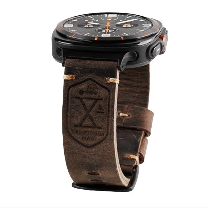 Vintage-Lederarmband für die Samsung Watch Ultra
