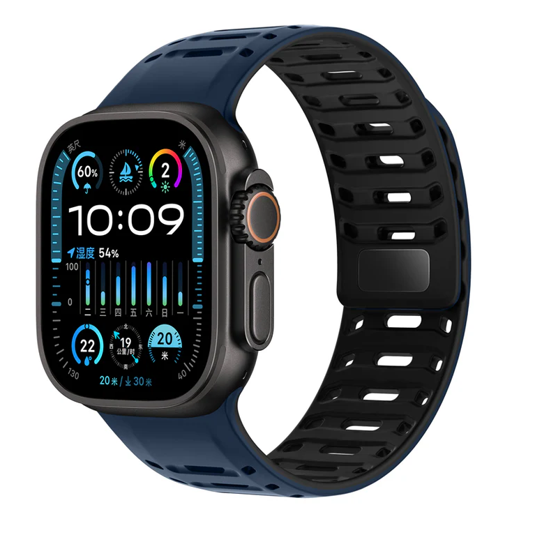Apple Watch Silicone Sport Strap — Breathable Secure Fit