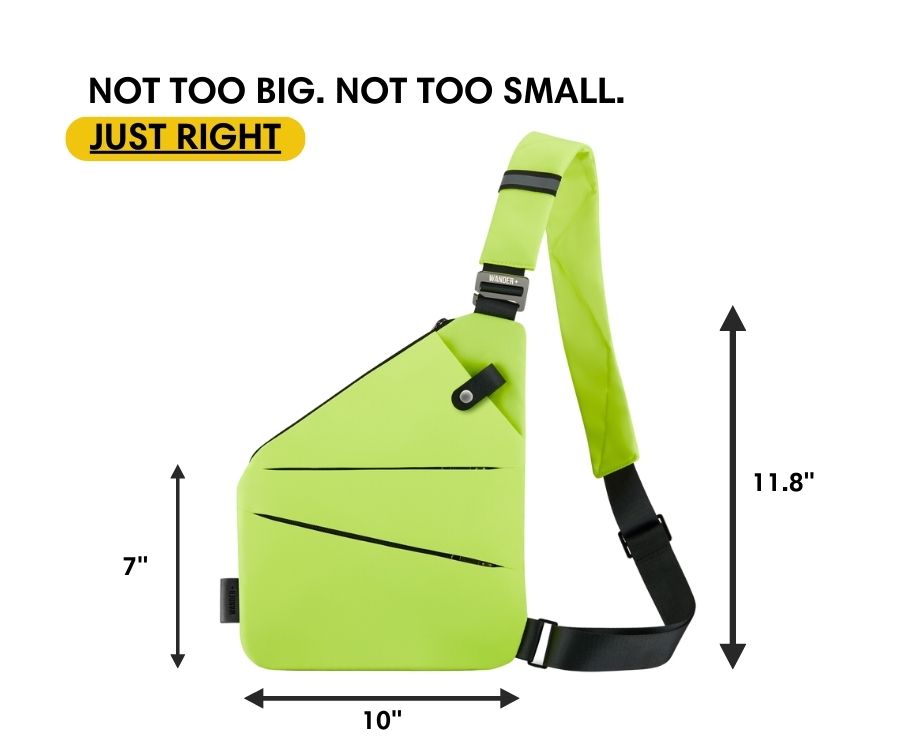 Anti-Theft Travel Bag — Concealed Zipper Design & Secure Front Pockets