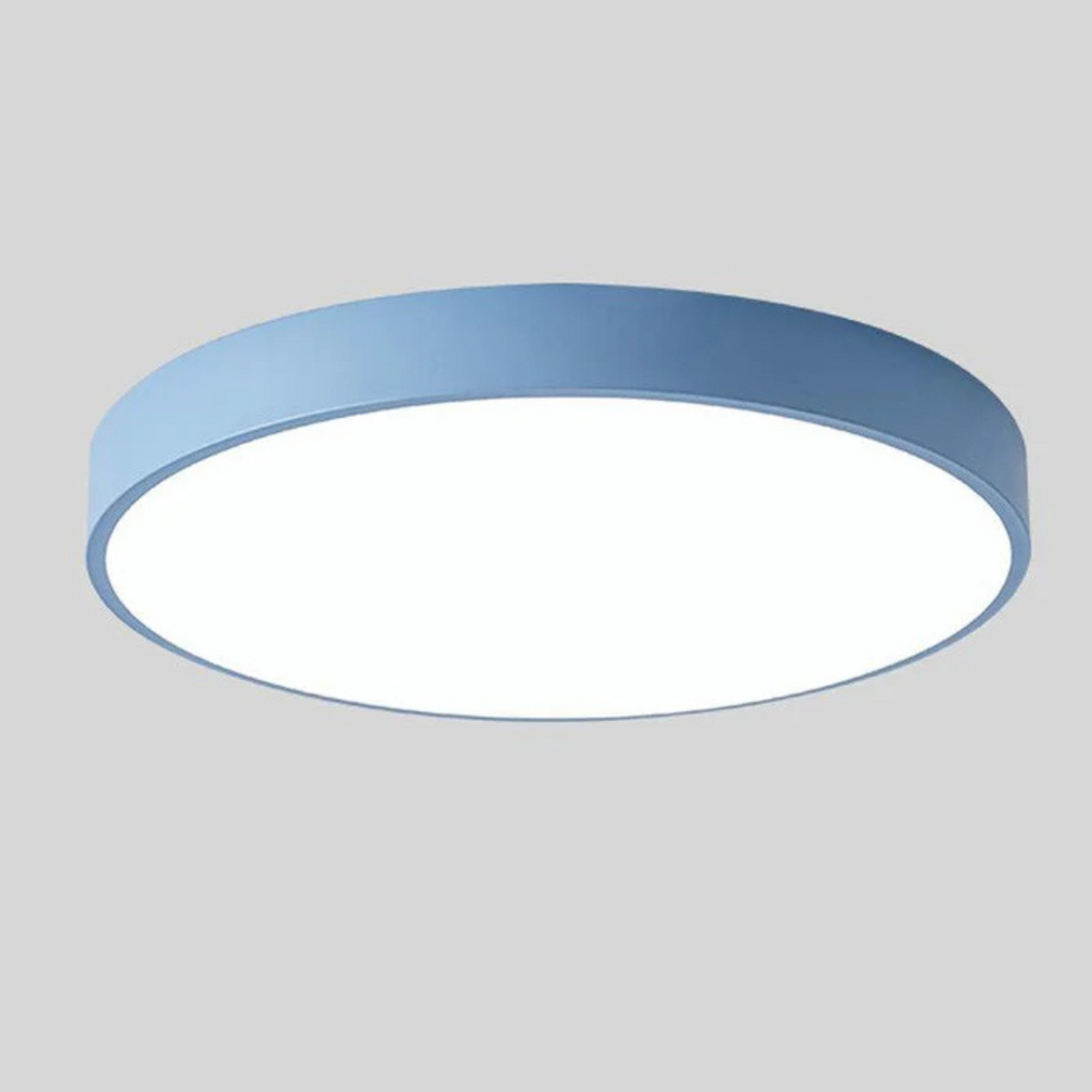 Wood Ceiling Light — Scandinavian Style, Warm LED Glow