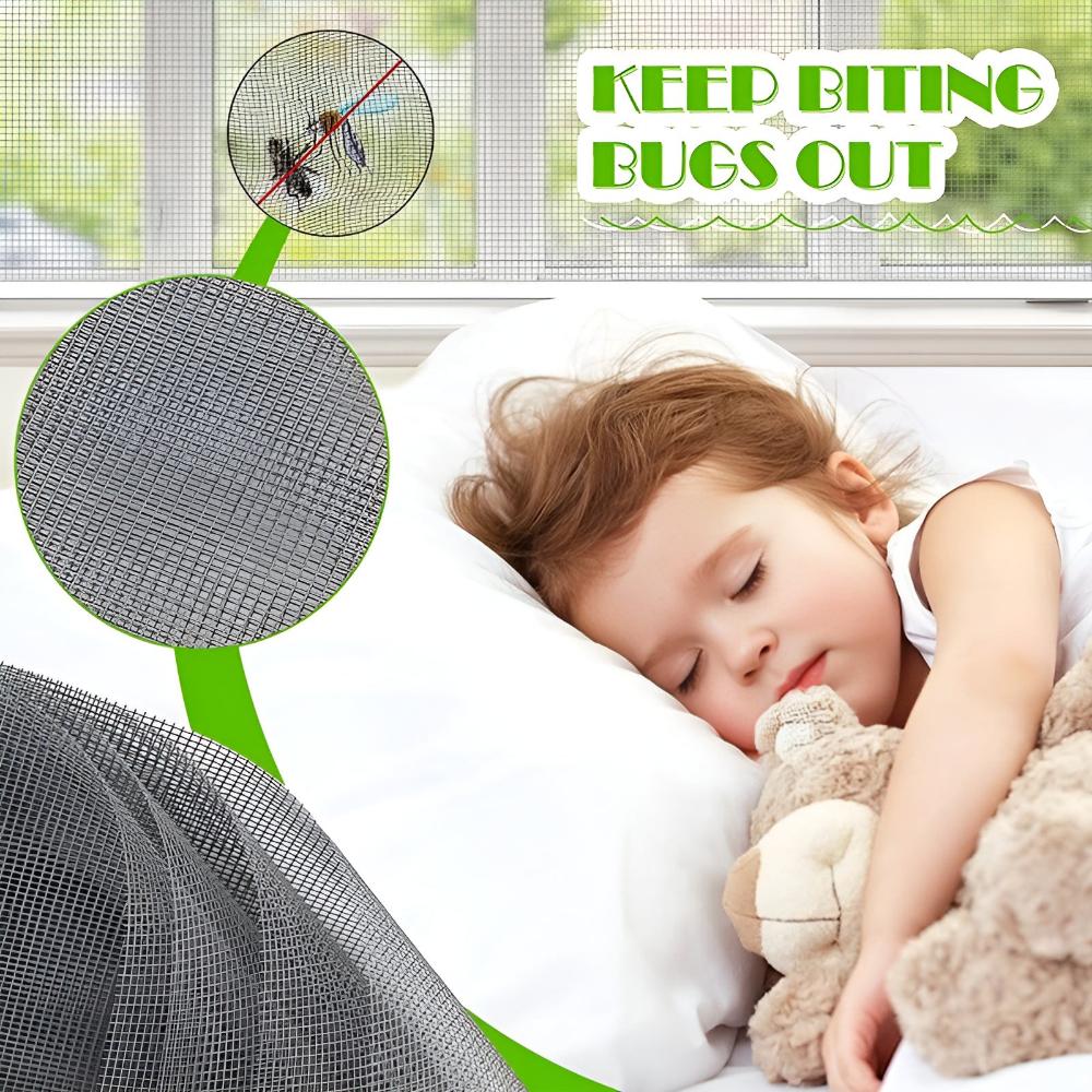 Magnetic Shield Window Net — Easy Install Insect Barrier