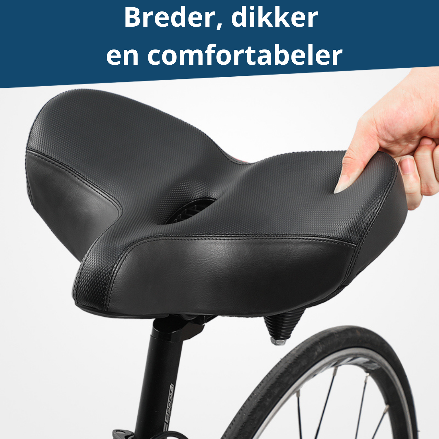 Orion ergonomisk gelcykelsadel — polstret støttedesign