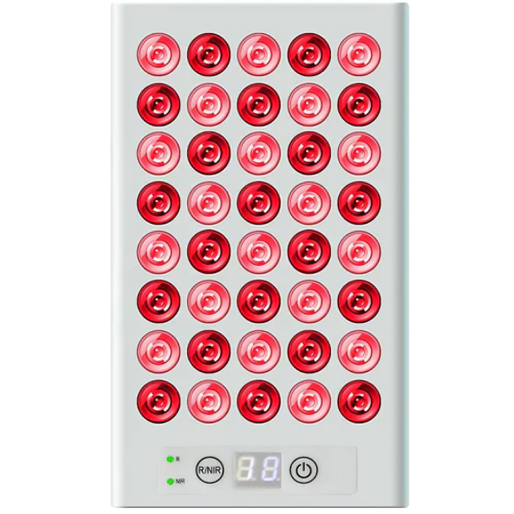 Panel do terapii światłem czerwonym Wamisa — diody LED 660nm czerwone i 850nm NIR