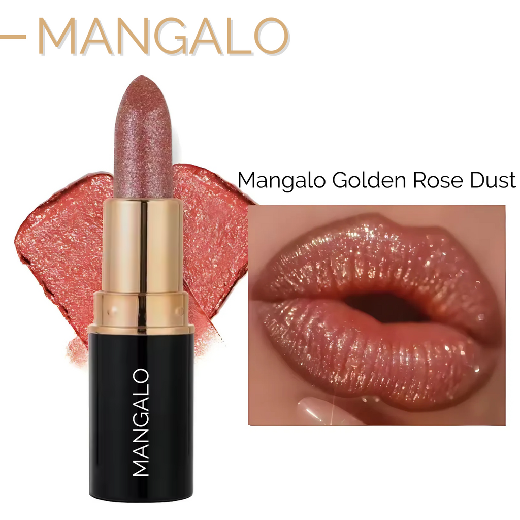 Labial de terciopelo con brillo de diamante Vrimlo — Cremoso, mate y con purpurina
