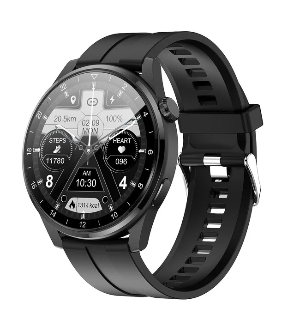 Smartwatch Bluetooth impermeable para hombre — monitor de ECG, PPG, frecuencia cardíaca y oxígeno en sangre