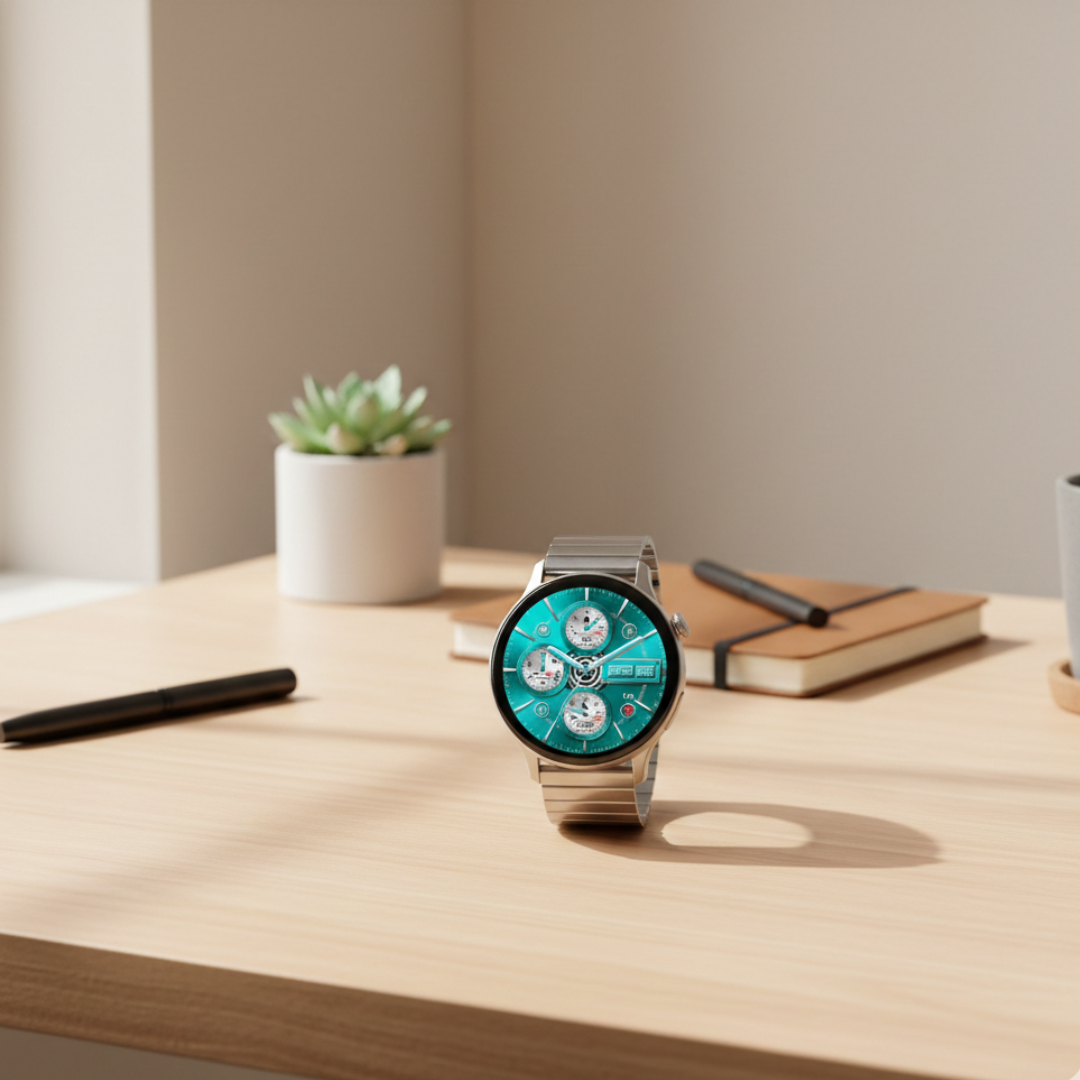 Wodoodporny damski smartwatch AMOLED — funkcja rozmów przez Bluetooth