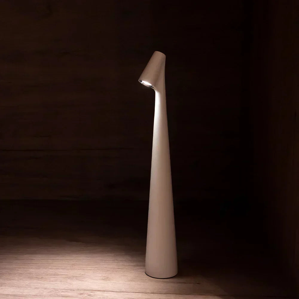LumaNord Cordless LED Table Lamp — Touch-Controlled Brightness, Soft Ambient Light