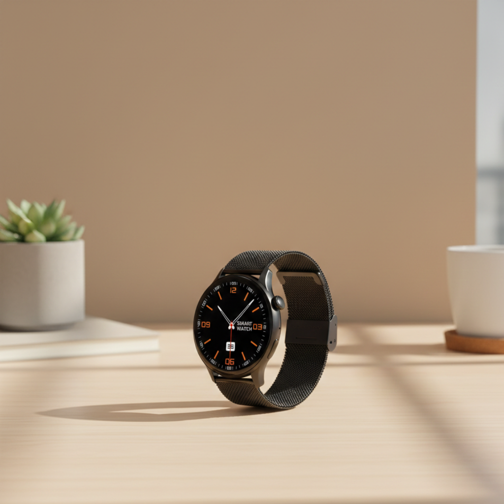 Wodoodporny damski smartwatch AMOLED — funkcja rozmów przez Bluetooth