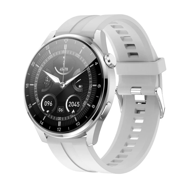Smartwatch Bluetooth impermeable para hombre — monitor de ECG, PPG, frecuencia cardíaca y oxígeno en sangre
