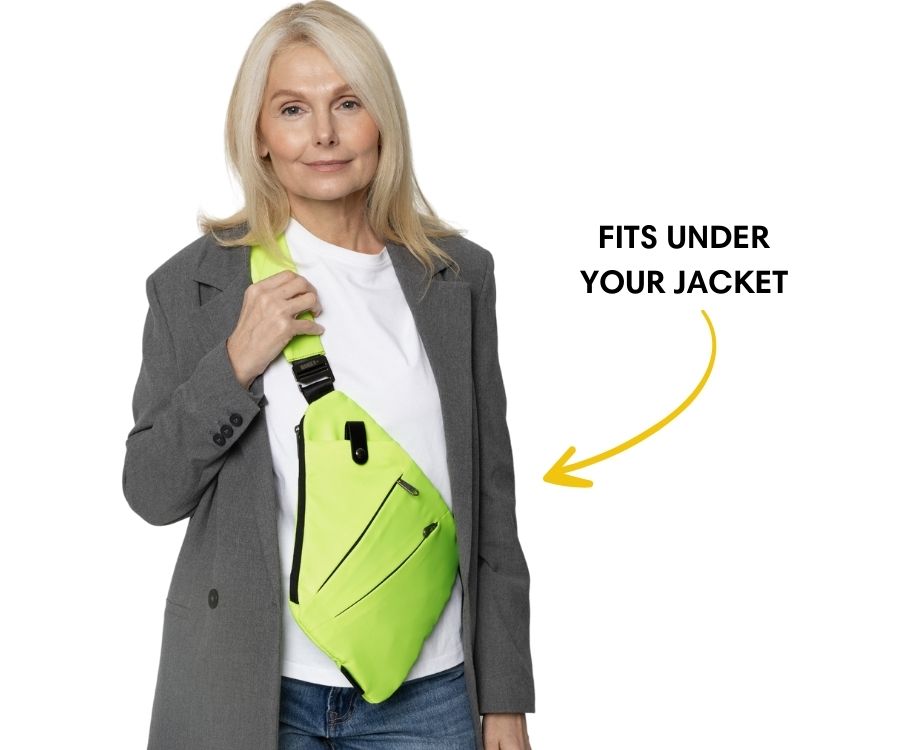 Anti-Theft Travel Bag — Concealed Zipper Design & Secure Front Pockets