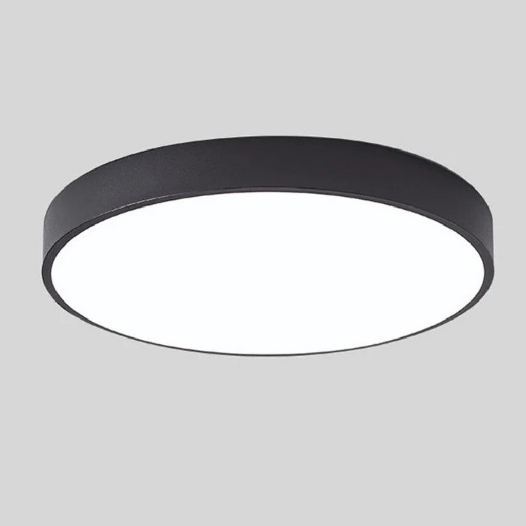 Wood Ceiling Light — Scandinavian Style, Warm LED Glow