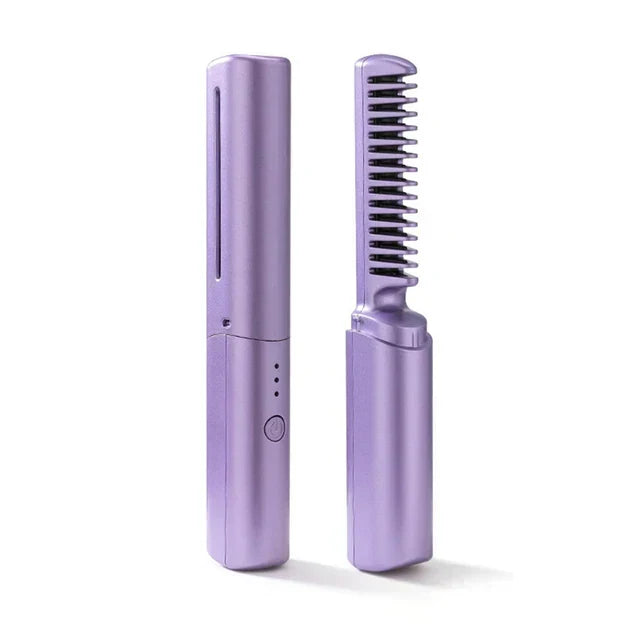 SmoothSculpt Cordless Heated Hair Straightening Brush