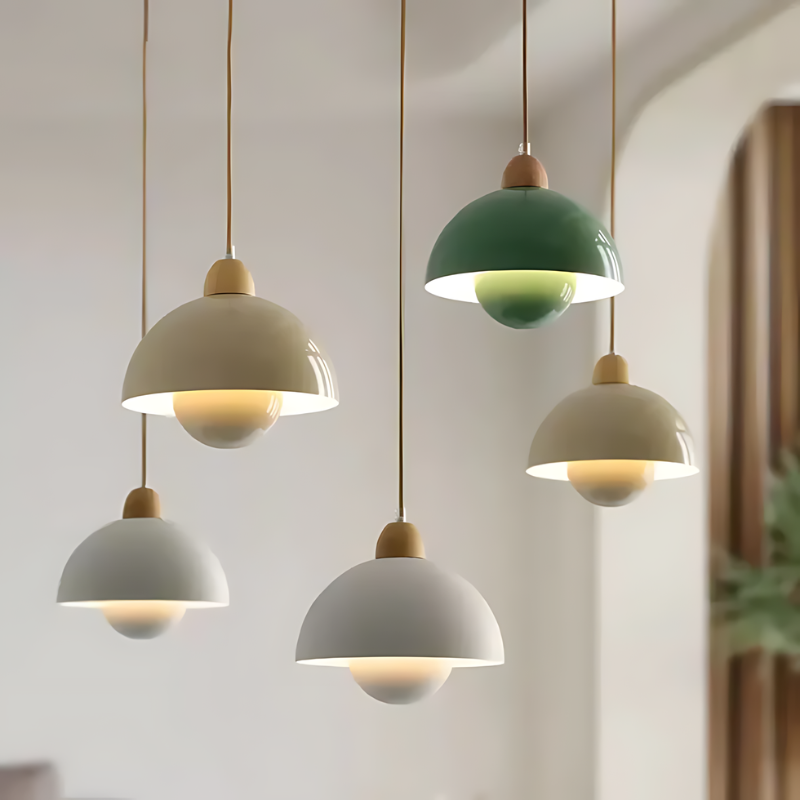HavenOak Rustic Wood Pendant Lamp For Cozy Dining Ambience