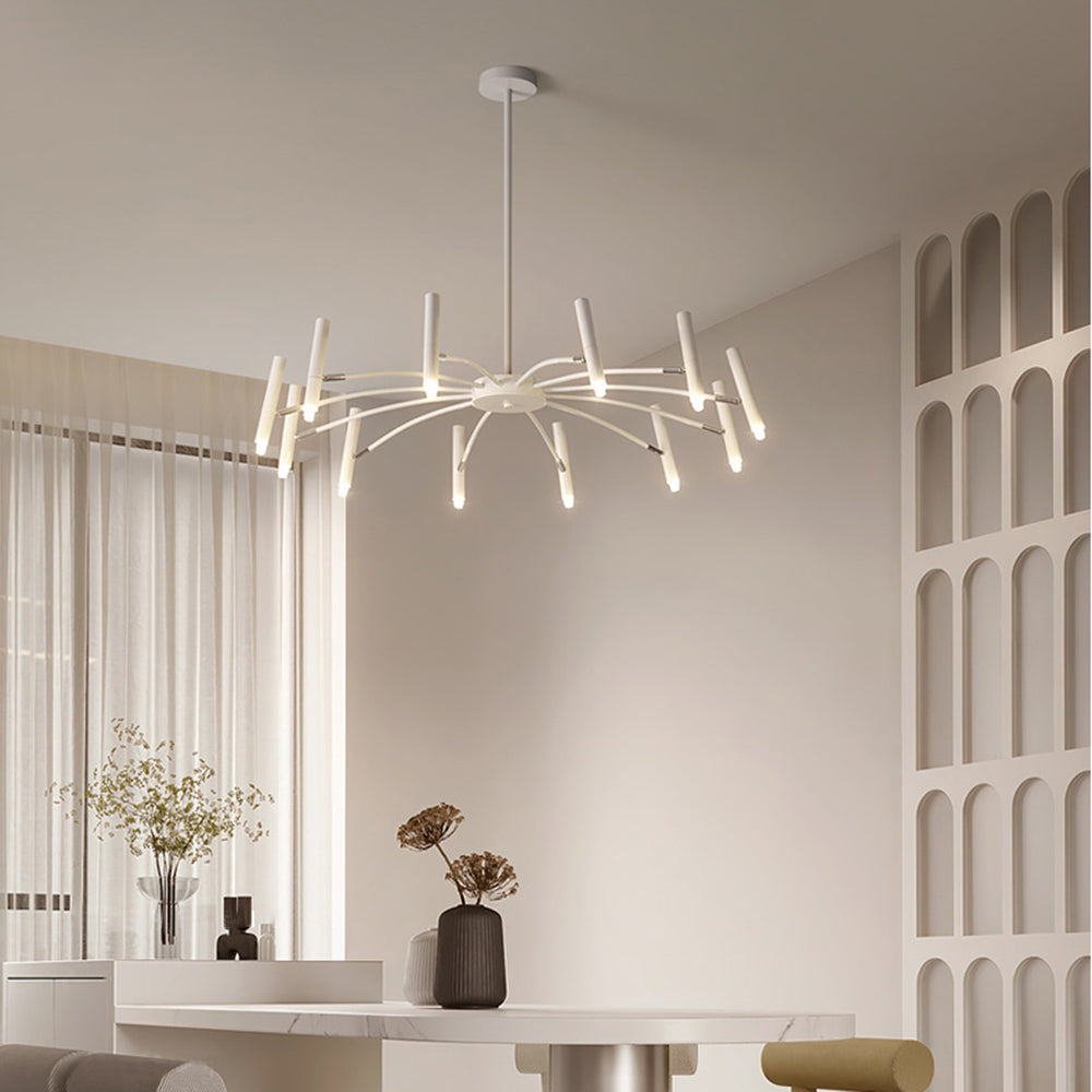 EvetteLuxe modern LED-taklampa — finish i guld och svart