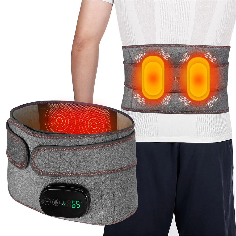 Ceinture de massage électrique chauffante pour la taille et le soulagement des douleurs dorsales