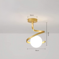 Viretta Ceiling Light With Ambient Led In Living Spaces