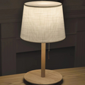 Orionyx LED Lampa Biurkowa Z Orzechowego Drewna Z Delikatnym Ciepłym Blaskiem