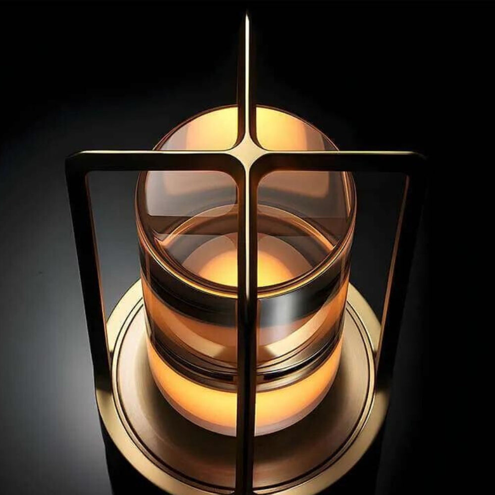 Casa Nordic uppladdningsbar kristalllykta — sladdlös bordslampa