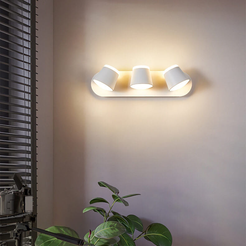 Nordische drehbare LED-Zylinder-Wandleuchte — 1/2/3-flammig
