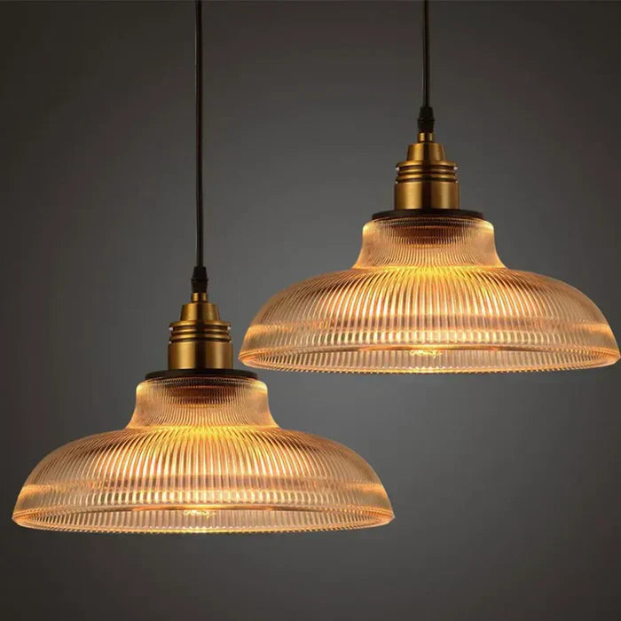 Novara Glass Pendant Light Delivers Warm LED Glow For Dining Rooms