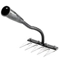 ThriveGard Manual Weeding Rake — Steel Teeth Blade, Ergonomic Grip