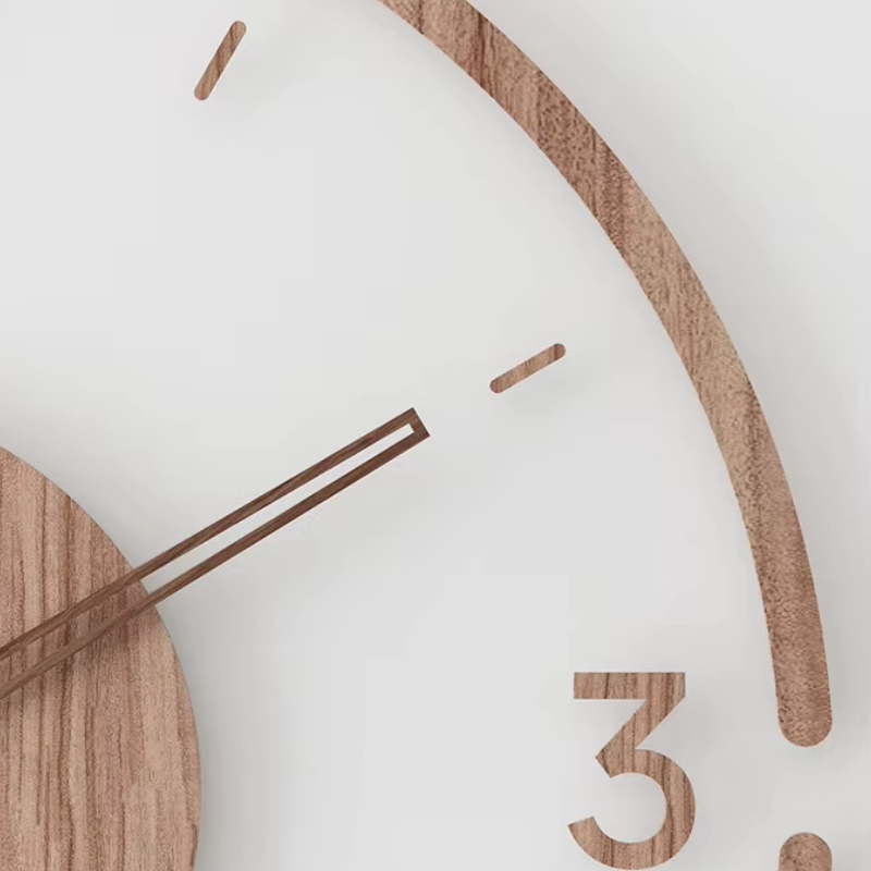 Reloj de pared minimalista FashionableClock — diseño de cuarzo silencioso