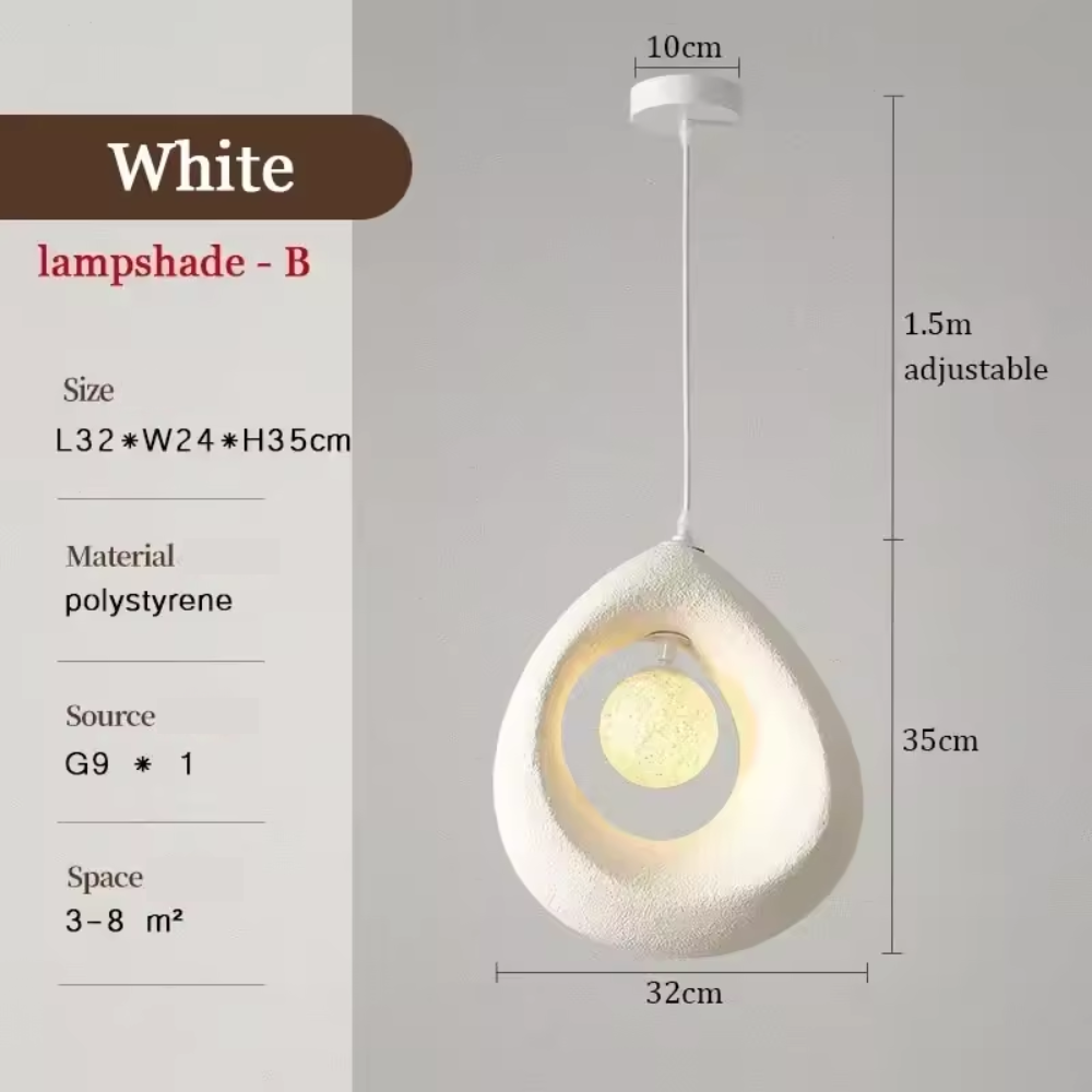 Arata Minimalist Pendant Light With Wabi Sabi Style For Homes