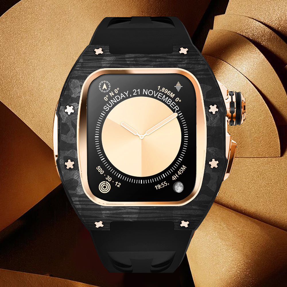 RM7013 Carbon Fiber Retrofit Case Kit for Apple Watch S10