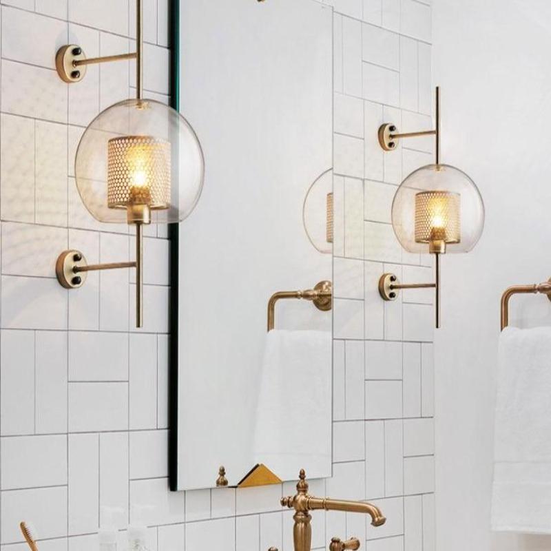 Honeycomb Radiance-kulevegglampe - gyllent glødende vegglampe