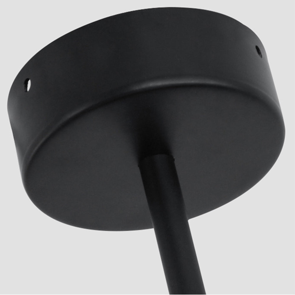 EvetteLuxe modern LED-taklampa — finish i guld och svart