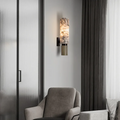 AureaLume LED Copper Marble Wall Sconce For Bedroom And Living Room