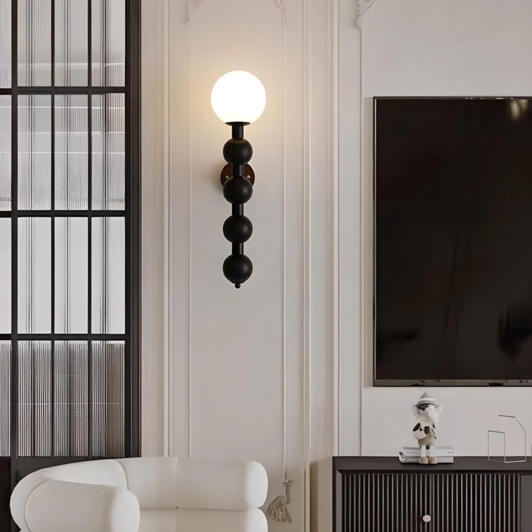 Veridia Wall Lamp With Vintage Wood Accent And Metal For Living Areas