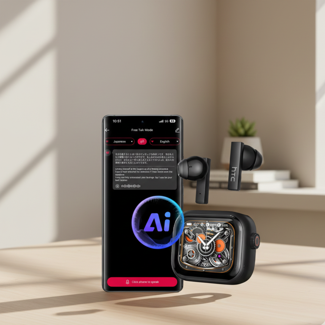 HTC NE40 True-Wireless-Ohrhörer — fortschrittliche Technologie zur Geräuschunterdrückung