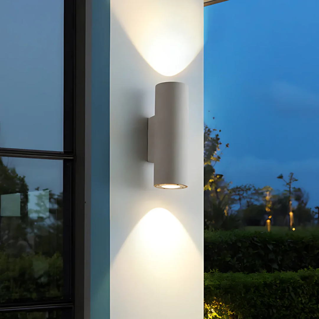 Astra Exterior Wall Light Weatherproof Cement And Acrylic