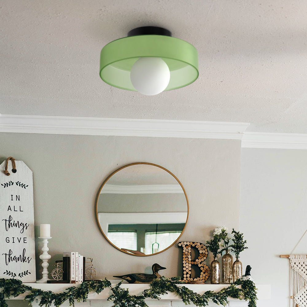 Plafoniera rotonda moderna — lampada decorativa elegante