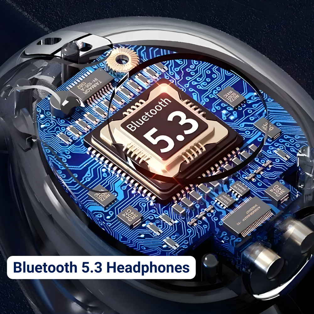 VeloWave-oordopjes met beengeleiding — IPX5-zweetbestendig, Bluetooth 5.3-connectiviteit