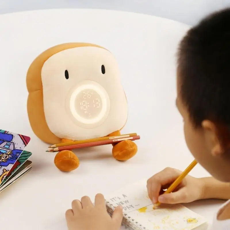 Peluche-relógio despertador com luz de presença | Filindra