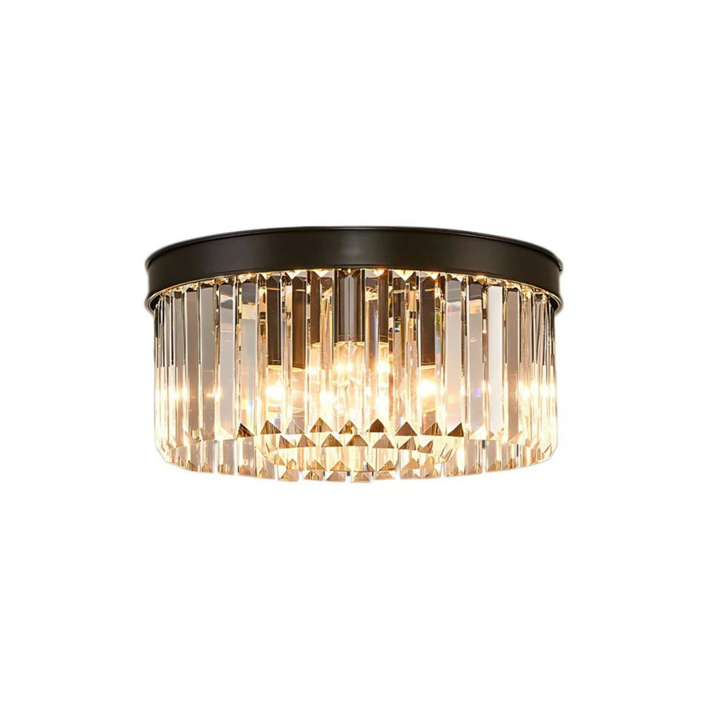 40 Cm Gold Crystal Ceiling Light — 4x E14 Sockets