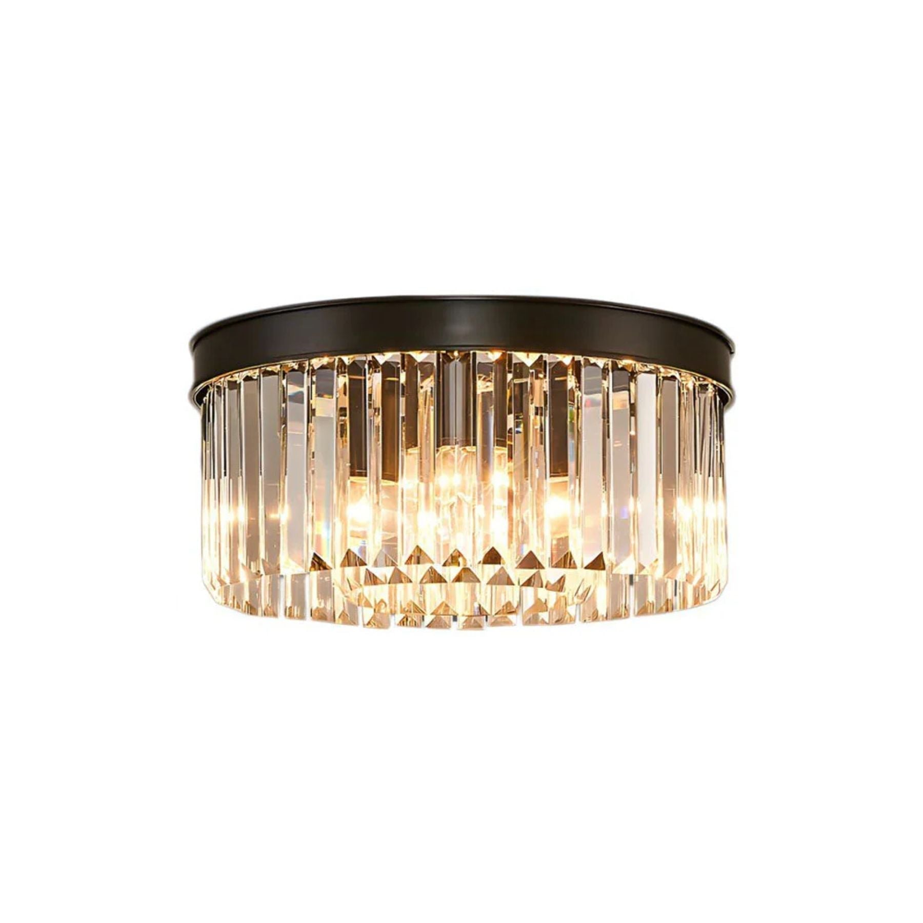 40 Cm Gold Crystal Ceiling Light — 4x E14 Sockets