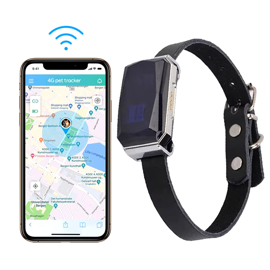 GPS-Halsband-Tracker für Haustiere — Schnelle Einrichtung, sicherer und bequemer Sitz