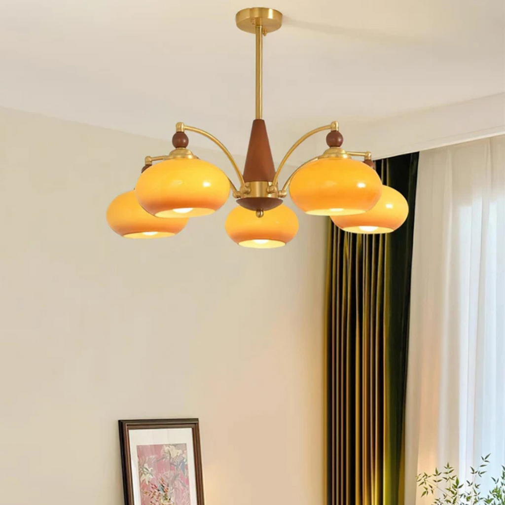 Aurelis Kronleuchter mit modernem Design für Wohn- und Esszimmer