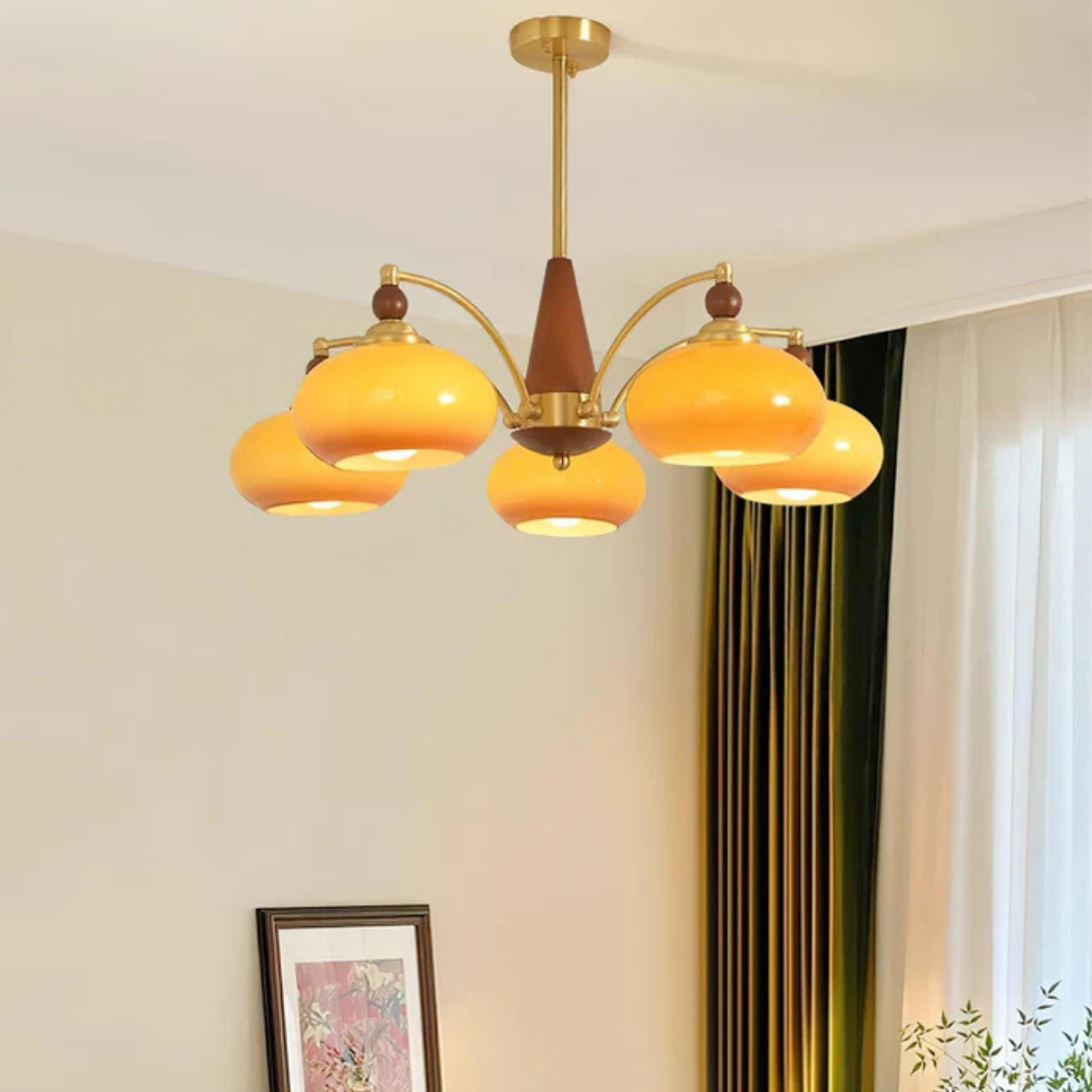 Aurelis Kronleuchter mit modernem Design für Wohn- und Esszimmer