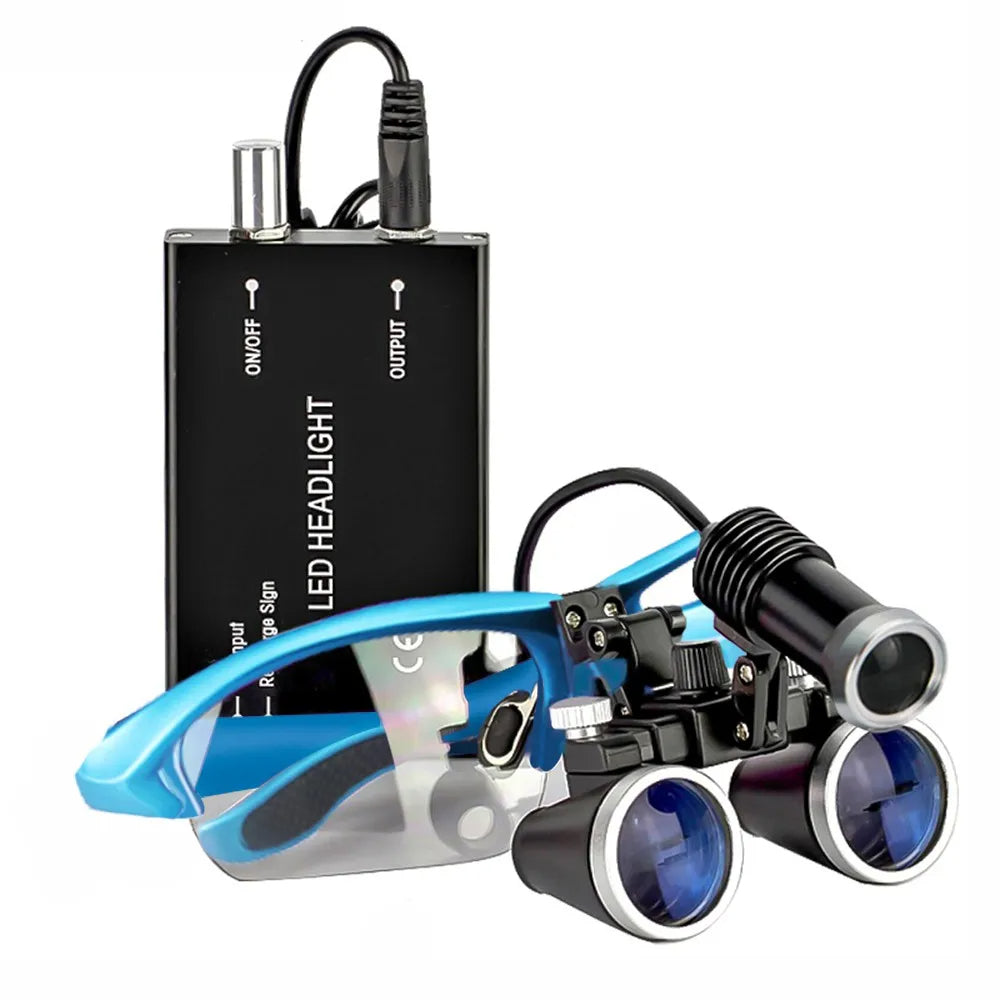 High Definition Magnification Dental Loupes With Integrated LED Lighting