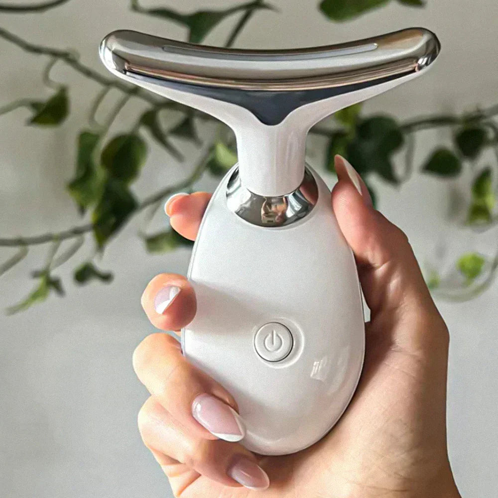 Sculpteur facial LED Powerglow 7-en-1 — masseur EMS