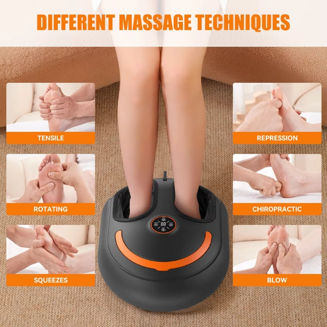 Soluna Fußmassagegerät – 360-Grad-Massage mit mehreren Massagefunktionen und wohltuende Tiefenwärme